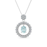 Luxusní náhrdelník s přírodním topazem 