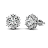 Jas hvězdy – puzetkové náušnice s moissanity 