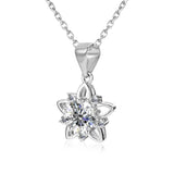Hvězdná elegance – stříbrný náhrdelník s moissanitem 